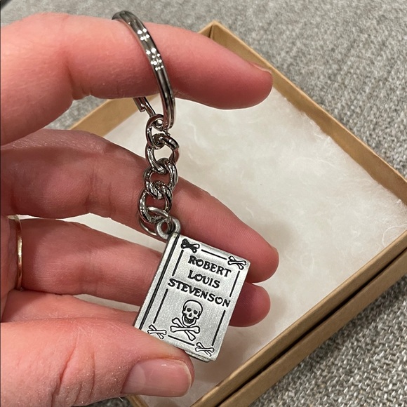 Silver Book Keychain - Picture 1 of 6